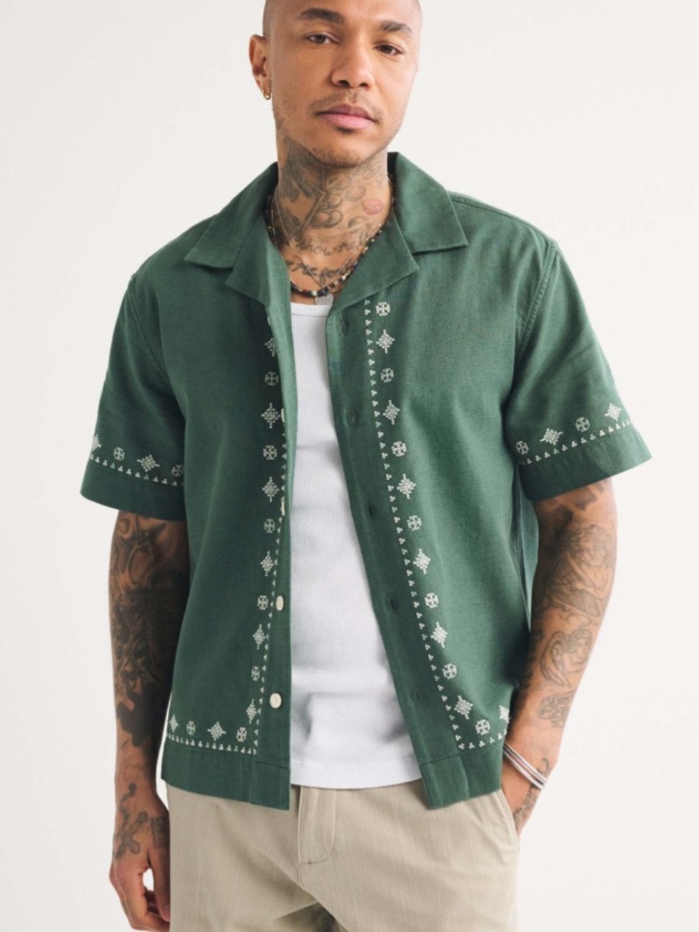 A&F Resort Shirt size medium